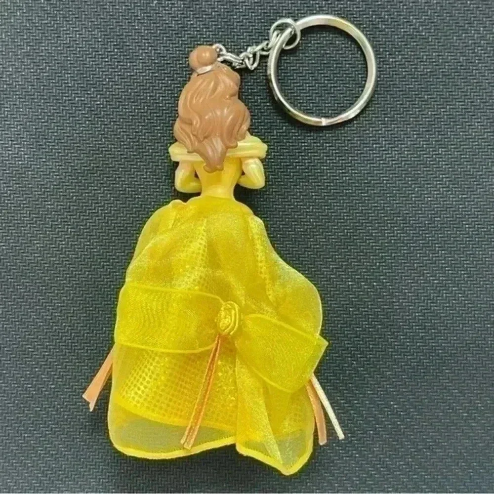 Disney Resort Princess Belle Beauty & The‎ Beast Strap Keychain Toy Figure